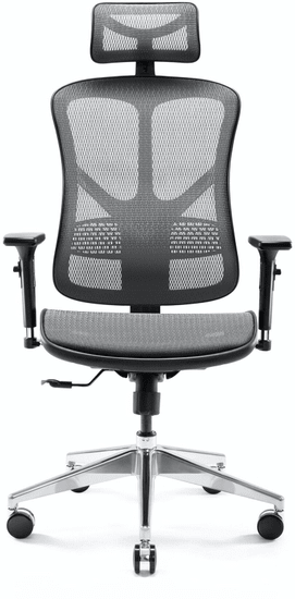 Diablo Chairs V-Basic, čierna/sivá (5902560337259)