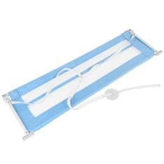 shumee Detská zábrana na posteľ, 150 cm, modrá