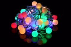shumee Záhradné párty osvetlenie – vonkajšie 50 LED pastelové farby