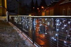 shumee Vianočný svetelný dážď - 2,7 m, 72 LED, studeno biely