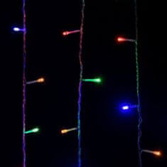shumee Vianočné LED osvetlenie 40 m, 400 LED, farebné, zelený kábel