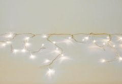 shumee Vianočný svetelný dážď - 5 m, 144 LED, teple biely