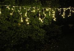 shumee Vianočný svetelný dážď - 5 m, 144 LED, teple biely