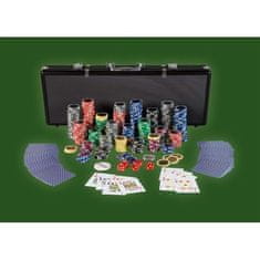 Greatstore Pokerový set, 500 žetónov Ultimate black
