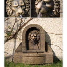 shumee Záhradná fontána - fontána levia hlava 50 x 54 x 29 cm