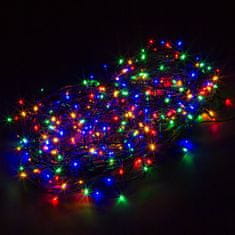Greatstore VOLTRONIC Vianočná reťaz - 60 m, 600 LED, farebná, ovládač