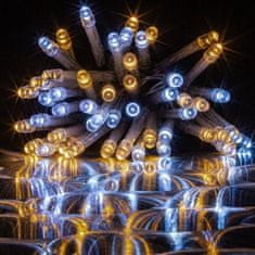 shumee Vianočný svetelný záves - 6x3 m, 600 LED, 24 prameňov
