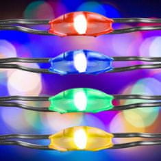 Greatstore Sada 2 kusov svetelných drôtov 50 LED - farebná