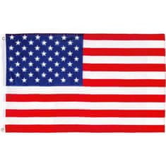 Greatstore Vlajka USA - 120 cm x 80 cm