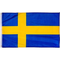 Greatstore Vlajka Švédsko - 120 cm x 80 cm