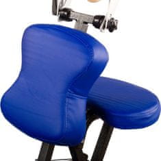 shumee Masážna stolička Movit skladacia modrá 8,5 kg