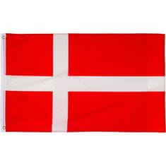 Greatstore Vlajka Dánsko - 120 cm x 80 cm
