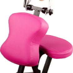 shumee Masážna stolička Movit skladacia ružová 8,5 kg
