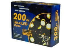 shumee Vianočné LED osvetlenie - 20 m, 200 MAXI LED, teple biele