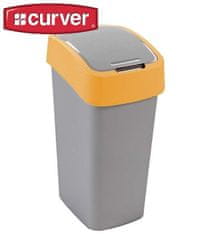 Greatstore Odpadkový koš FLIPBIN 10l - žlutý CURVER