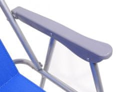 shumee Kempingová skladacia stolička BERN - modrá