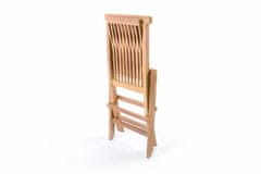 shumee Skladacia detská stolička z teakového dreva DIVERO