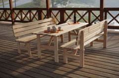 Greatstore Dřevěný stůl VIKING - 180cm