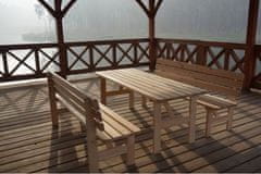 Greatstore Dřevěný stůl VIKING - 180cm