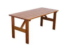 shumee Záhradný drevený stôl Viking - 180 cm, lakovaný