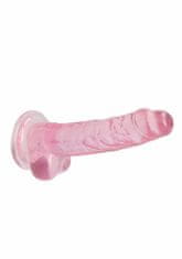 Shots Toys Shots REALROCK Realistic Dildo with Balls Pink 17 cm