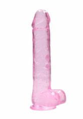 Shots Toys Shots REALROCK Realistic Dildo with Balls Pink 22 cm