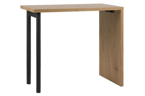 Design Scandinavia Barový stôl Budgie, 120 cm, divoký dub