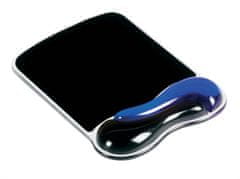 Kensington Podložka pod myš s gélovou opierkou zápästia, "DuoGel", čierna/modrá, 62401