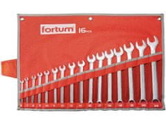Fortum Očko-vidlicové kľúče 6-19,21,22,24mm, 16-dielna sada