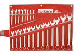 Fortum Očko-vidlicové kľúče 6-32mm, 21-dielna sada