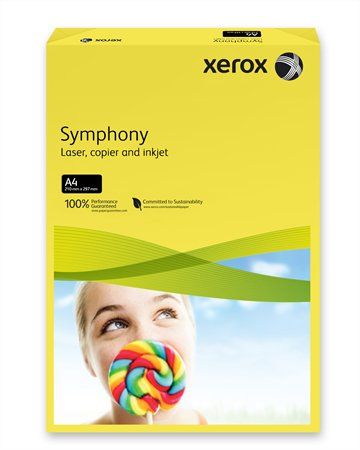 Xerox Xerografický papír "Symphony", tmavě žlutá, A4, 80g, 500 listov