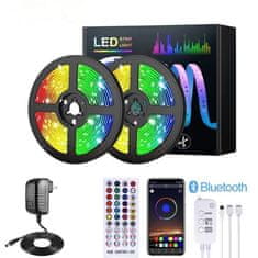 X-SITE LED RGB páska DD-009, SMD5050, 40 tlačidiel, IP65, 15m