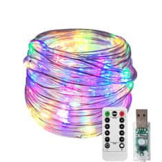 X-SITE LED RGB svetelná reťaz GZD-001 5m USB farebný