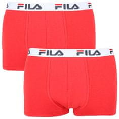 FILA 2PACK pánske boxerky červené (FU5016/2-118) - veľkosť XL