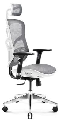 Diablo-Chairs V-Basic, sivá/biela (5902560334579) moderný vzhľad kvalitné materiály