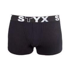 Styx 3PACK detské boxerky športová guma čierne (3GJ960) - veľkosť 6-8 let