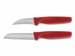 Wüsthof Súprava nožov na zeleninu CREATE COLLECTION 2 ks s lúpacím nožom červená