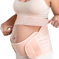 SNUG BUN Univerzálny nastaviteľný tehotenský pás (bandáž) 5 v 1, béžová, XL