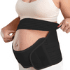 Mom's Balance Univerzálny nastaviteľný tehotenský pás (bandáž) 5 v 1, čierna, XL