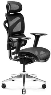 Diablo-Chairs V-Commander, čierna (5902560338164) moderný design ergonomický komfort sieťovina V-Mesh mechanizmus piestu