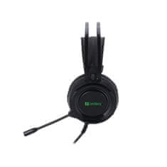 Sandberg Dominator Headset s mikrofónom, čierna