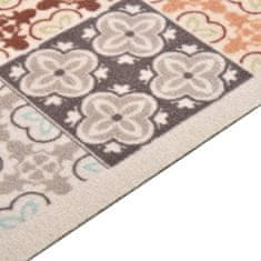 Vidaxl Kuchynský koberec prateľný mozaiková farba 45x150 cm