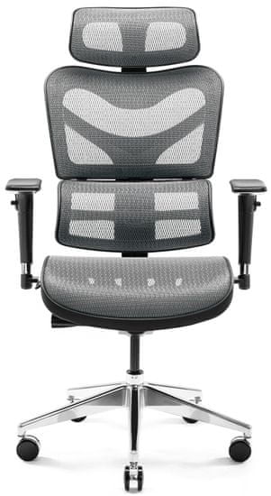 Diablo Chairs V-Commander, čierna / sivá (5902560338157)