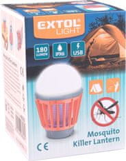 Extol Light Svietidlo 3x1W SMD LED s lapačom komárov, 180lm