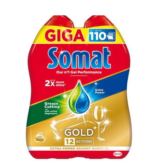 Somat Gold Gel Anti-Grease 2 x 990 ml