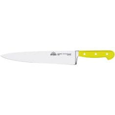 Stubai kuchynský nôž žltý, čepeľ 26 cm široký, kovaný 