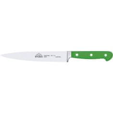 Stubai kuchynský nôž kovaný, úzky, zelený, čepeľ 21 cm kovaný - 