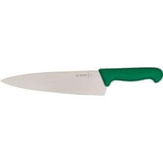 Giesser Messer Nôž kuchynský, ergonomická rukoväť zelená, veľmi kvalitný výrobok, dĺžka ostria 200 mm, 