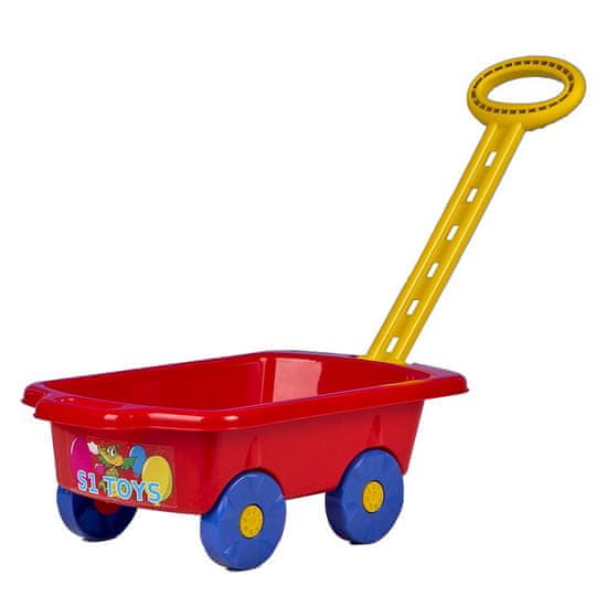 BAYO Detský vozík vlečka 45 cm - červený