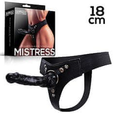 INTOYOU BDSM LINE Mistress Silicone Strap-on (18 cm, Black)